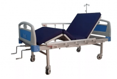 Cama Hospitalaria 2 Manivelas Con Colchón - Envío Gratis