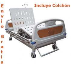 Cama Hospitalaria Eléctrica con 3 Motores