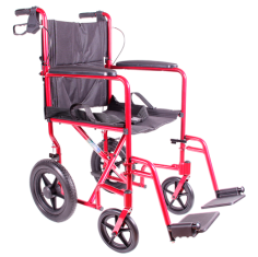 Silla de Ruedas Tipo Traslado de Aluminio Movili